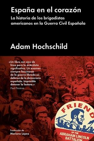 ESPAÑA EN EL CORAZÓN | 9788416665310 | HOCHSCHILD, ADAM | Llibreria La Gralla | Librería online de Granollers