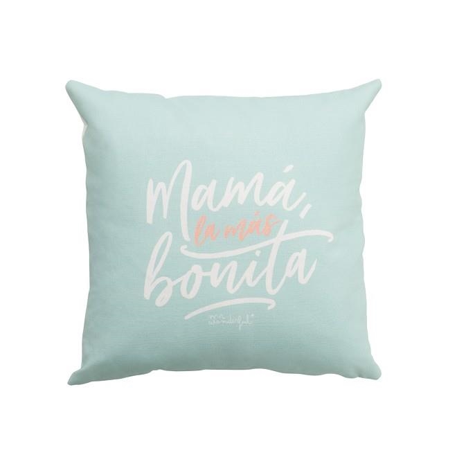 FUNDA DE COJIN MR. WONDERFUL "MAMA LA MAS BONITA" | 8435460728966 | MR. WONDERFUL | Llibreria La Gralla | Librería online de Granollers