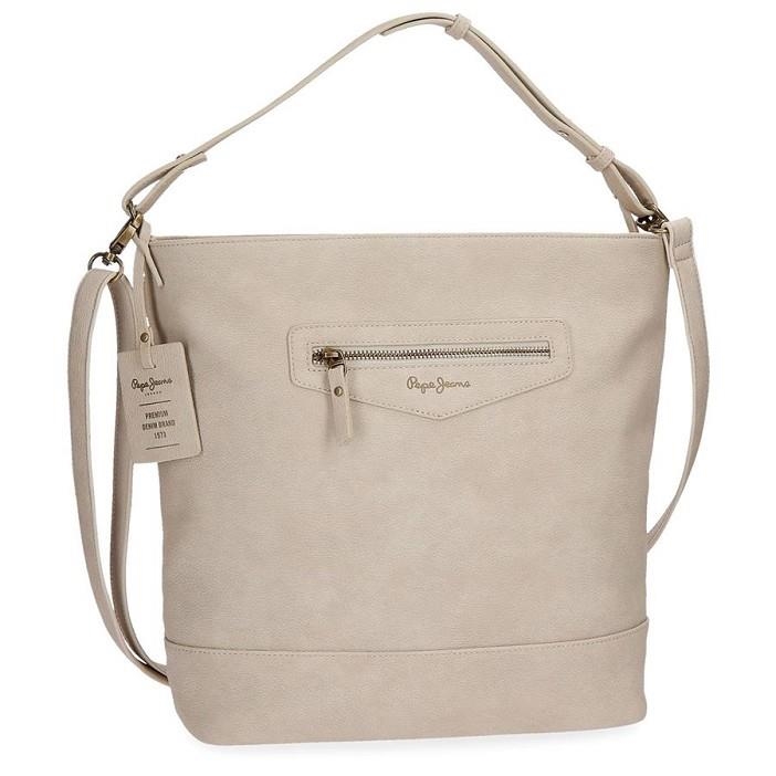 BOLSO PEPE JEANS SHOPPING OLIVIA BEIX 2018 | 8435465042425 | JOU717761 | Llibreria La Gralla | Llibreria online de Granollers