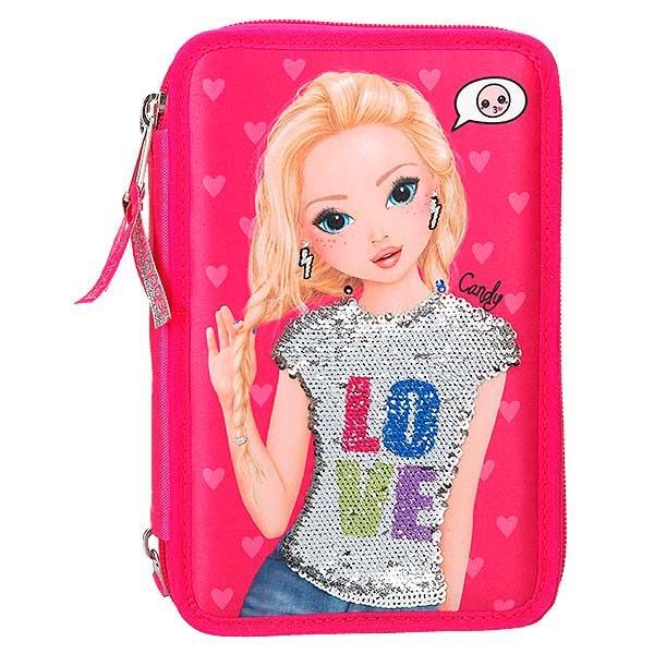 PLUMIER TOP MODEL TRIPLE FUCSIA LOVE | 4010070364892 | TOP008733 | Llibreria La Gralla | Llibreria online de Granollers