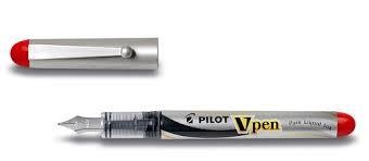 PLOMA PILOT V PEN SILVER VERMELL | 4902505281631 | NVPR | Llibreria La Gralla | Librería online de Granollers