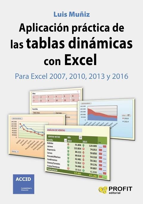 APLICACIÓN PRÁCTICA DE LAS TABLAS DINÁMICAS CON EXCEL | 9788416115969 | MUÑÍZ GONZÁLEZ, LUIS | Llibreria La Gralla | Llibreria online de Granollers