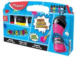 TEMPERA MAPED 6 UN 75ML | 3154148100102 | 810010 | Llibreria La Gralla | Librería online de Granollers