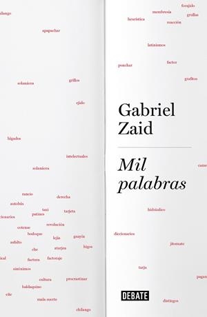 MIL PALABRAS | 9788499928517 | ZAID, GABRIEL | Llibreria La Gralla | Llibreria online de Granollers