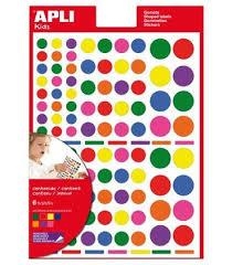 GOMETS AUTOADHESIUS MULTICOLOR RODOS 6 FULLS REMOVIBLE | 8410782129707 | 12970 | Llibreria La Gralla | Librería online de Granollers