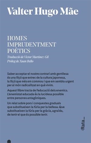 HOMES IMPRUDENTMENT POÈTICS | 9788416738380 | HUGO MÃE, VALTER | Llibreria La Gralla | Librería online de Granollers