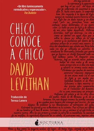 CHICO CONOCE A CHICO | 9788416858354 | LEVITHAN, DAVID | Llibreria La Gralla | Librería online de Granollers