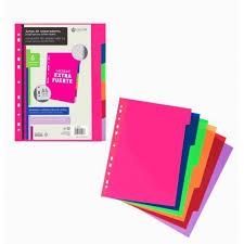 JOC SEPARADORS PLASTIC EXTRA FORT OPACS 6 UN | 8422951051238 | 49050699 | Llibreria La Gralla | Librería online de Granollers