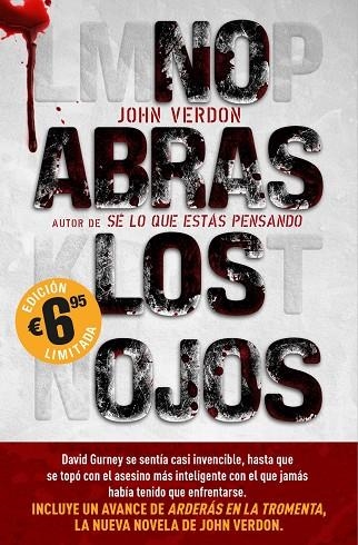 NO ABRAS LOS OJOS (BOLSILLO) | 9788416859177 | VERDON, JOHN | Llibreria La Gralla | Librería online de Granollers