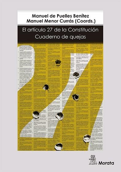 ARTÍCULO 27 DE LA CONSTITUCIÓN: CUADERNO DE QUEJAS, EL  | 9788471128805 | VVAA | Llibreria La Gralla | Llibreria online de Granollers