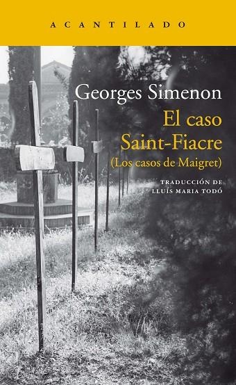 CASO SAINT-FIACRE, EL  | 9788417346133 | SIMENON, GEORGES | Llibreria La Gralla | Librería online de Granollers