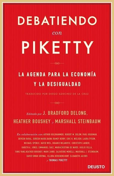 DEBATIENDO CON PIKETTY | 9788423427444 | BOUSHEY, HEATHER; DELONG, J. BRADFORD; STEINBAUM, MARSHALL | Llibreria La Gralla | Librería online de Granollers
