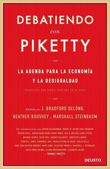 DEBATIENDO CON PIKETTY | 9788423427444 | BOUSHEY, HEATHER; DELONG, J. BRADFORD; STEINBAUM, MARSHALL | Llibreria La Gralla | Llibreria online de Granollers