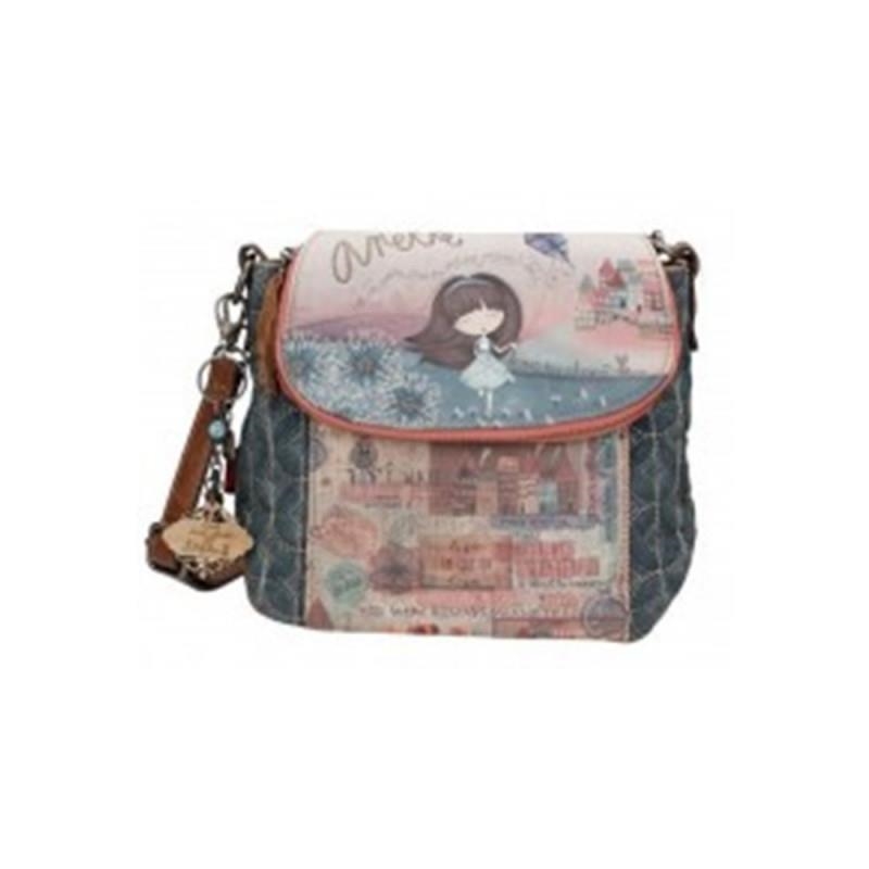 BOLSO SOLAPA ANEKKE BLAU ROSA 2018 | 8433799263455 | WAKBO2683301 | Llibreria La Gralla | Librería online de Granollers