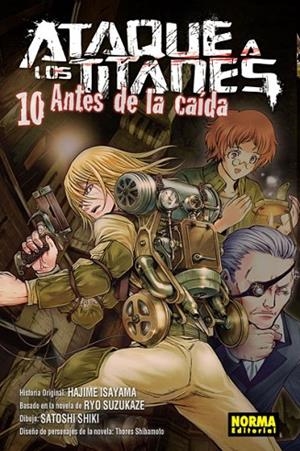 ATAQUE A LOS TITANES ANTES DE LA CAIDA 10  | 9788467931709 | ISAYAMA,HAJIME/SUZUKAZE,RYO/SHIKI,S | Llibreria La Gralla | Llibreria online de Granollers