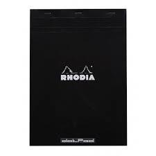 BLOC RHODIA GRAPAT A4 PUNTS 80 FULLS NEGRE | 3037920195599 | 19559 | Llibreria La Gralla | Llibreria online de Granollers