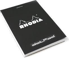 BLOC RHODIA GRAPAT A7 PUNTS 80 FULLS NEGRE | 3037920125596 | 12559 | Llibreria La Gralla | Librería online de Granollers