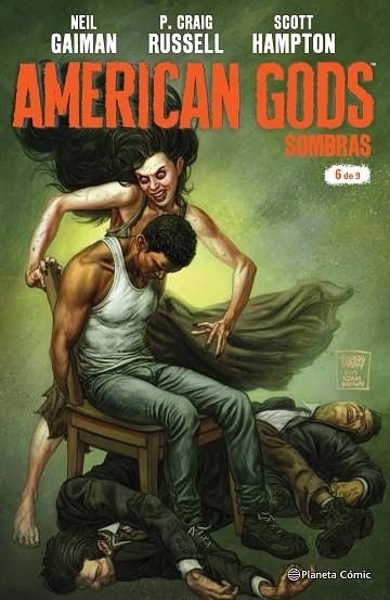 AMERICAN GODS SOMBRAS 6 | 9788491465638 | GAIMAN, NEIL; CRAIG RUSSELL, PHILIP; HAMPTON, SCOTT | Llibreria La Gralla | Llibreria online de Granollers