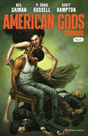 AMERICAN GODS SOMBRAS 6 | 9788491465638 | GAIMAN, NEIL; CRAIG RUSSELL, PHILIP; HAMPTON, SCOTT | Llibreria La Gralla | Librería online de Granollers