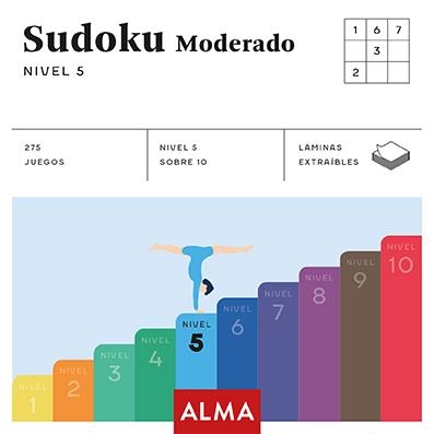 SUDOKU MODERADO. NIVEL 5  | 9788415618904 | VVAA | Llibreria La Gralla | Llibreria online de Granollers