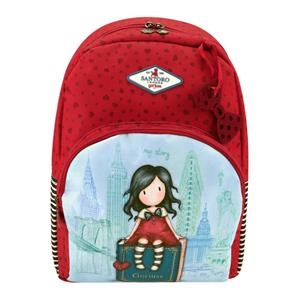 MOTXILLA GOTJUSS DOBLE BUTXACA DUES CREMALLERES VERMELLA 2018 | 5018997622018 | GOR6219962200 | Llibreria La Gralla | Llibreria online de Granollers