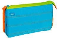 PORTATOT MILAN 5 COMPARTIMENTS BLAU | 8411574075295 | Llibreria La Gralla | Llibreria online de Granollers