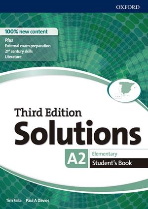 SOLUTIONS 3RD EDITION ELEMENTARY. STUDENT'S BOOK | 9780194523639 | FALLA, TIM/DAVIES, PAUL A. | Llibreria La Gralla | Llibreria online de Granollers