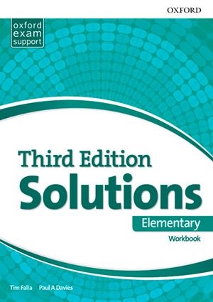 SOLUTIONS 3RD EDITION ELEMENTARY. WORKBOOK | 9780194561860 | FALLA, TIM/DAVIES, PAUL A. | Llibreria La Gralla | Llibreria online de Granollers