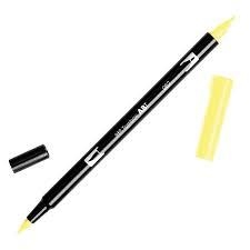 RETOLADOR TOMBOW DOBLE PINZELL- PUNTA FINA GROC PALE | 4901991901177 | ABT 062 | Llibreria La Gralla | Librería online de Granollers