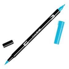 RETOLADOR TOMBOW DOBLE PINZELL- PUNTA FINA TURQUESA | 4901991901597 | ABT 443 | Llibreria La Gralla | Librería online de Granollers
