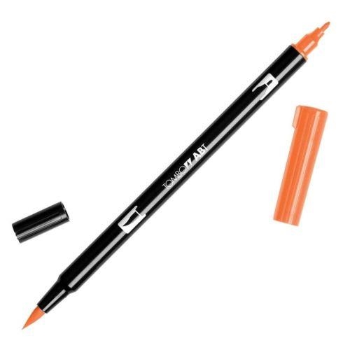 RETOLADOR TOMBOW DOBLE PINZELL- PUNTA FINA VERMELL | 4901991902150 | ABT 905 | Llibreria La Gralla | Librería online de Granollers