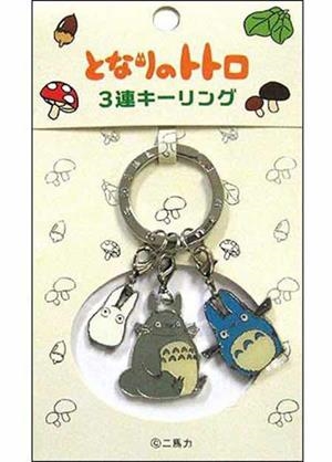 TOTORO LLAVERO DE METAL DE 3 PIEZAS STUDIO GHIBLI | 4954043120736 | SEMIC | Llibreria La Gralla | Llibreria online de Granollers