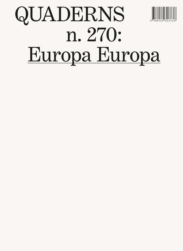 QUADERNS N. 270: EUROPA EUROPA | 9788434313743 | AA.VV. | Llibreria La Gralla | Llibreria online de Granollers