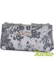 PORTATOT REPLAY 2 CREMALLERES GRIS ROSA  | 8715161010653 | SEN182RPG61871 | Llibreria La Gralla | Llibreria online de Granollers