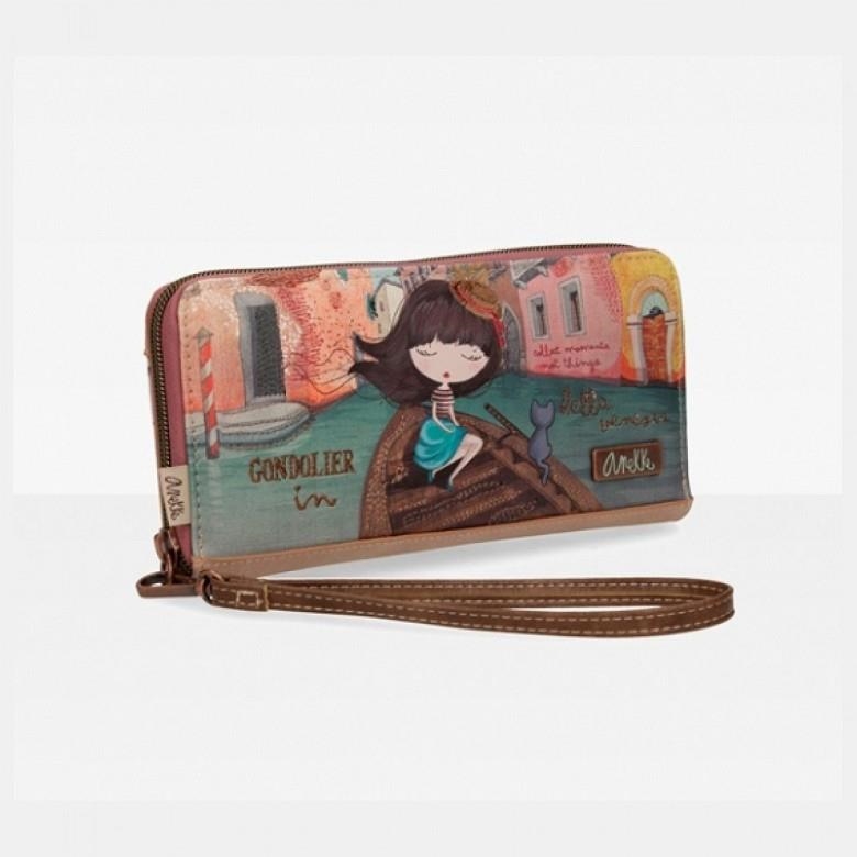 CARTERA ANEKKE GRAN CREMALLERA NANSA BEIGE GONDOLA 2018 | 8433799263172 | WAK2682908 | Llibreria La Gralla | Llibreria online de Granollers
