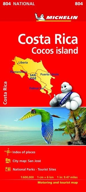 COSTA RICA MAPA MICHELIN 2018 | 9782067229433 | VVAA | Llibreria La Gralla | Librería online de Granollers