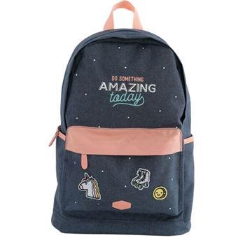 MOTXILLA MR. WONDERFUL SOMETHING AMAZING BLAU FOSC 2018 | 8435460734394 | AST8435460734394 | Llibreria La Gralla | Librería online de Granollers