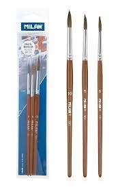 SET 3 PINZELLS BLISTER SCHOOL SERIE 511 | 8411574026846 | BWM10023 | Llibreria La Gralla | Librería online de Granollers