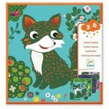 ANIMALES PEQUEÑOS. LAMINAS PARA RASCAR | 3070900090934 | DJECO | Llibreria La Gralla | Llibreria online de Granollers
