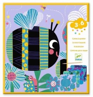 ANIMALES MUY PEQUEÑOS. LAMINAS PARA RASCAR | 3070900090927 | DJECO | Llibreria La Gralla | Llibreria online de Granollers