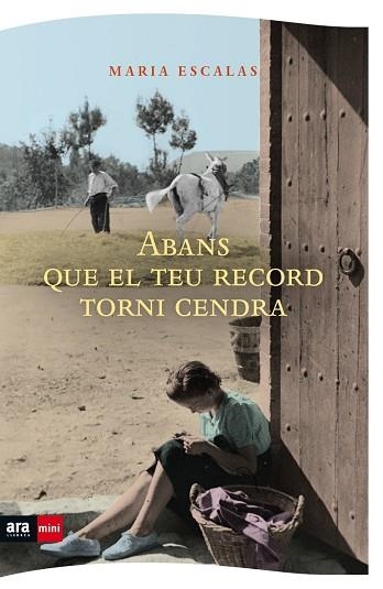 ABANS QUE EL TEU RECORD TORNI CENDRA (BUTXACA) | 9788494652394 | ESCALAS I BERNAT, MARIA | Llibreria La Gralla | Llibreria online de Granollers