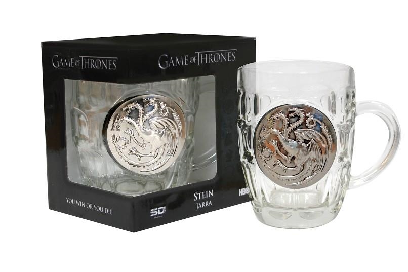 GERRA DE VIDRE AMB ESCUT TARGARYEN GAME OF THRONES | 8436546891680 | SD TOYS | Llibreria La Gralla | Llibreria online de Granollers