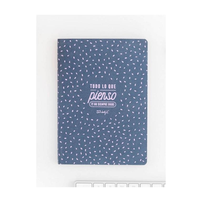 LLIBRETA MR. WONDERFUL TODO LO QUE PIENSO | 8435460733342 | MRW | Llibreria La Gralla | Llibreria online de Granollers