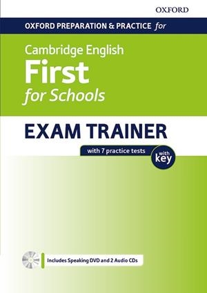 FIRST FOR SCHOOLS EXAM TRAINER STUDENT'S BOOK WITH KEY PACK CAMBRIDGE ENGLISH | 9780194115209 | Llibreria La Gralla | Librería online de Granollers