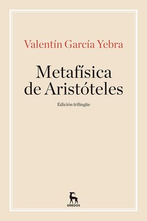 METAFISICA DE ARISTOTELES, LA | 9788424938390 | GARCIA YEBRA, VALENTIN | Llibreria La Gralla | Librería online de Granollers
