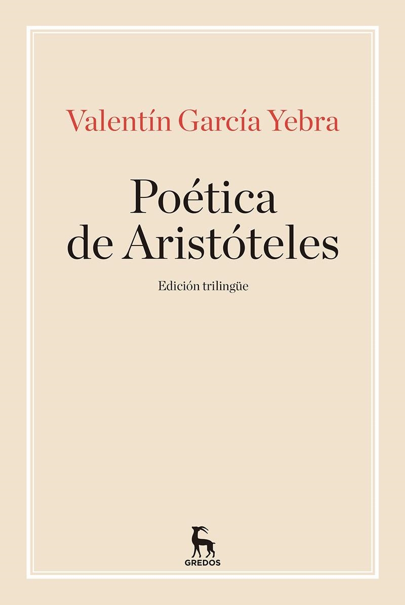 POÉTICA DE ARISTÓTELES | 9788424938383 | GARCIA YEBRA, VALENTIN | Llibreria La Gralla | Llibreria online de Granollers