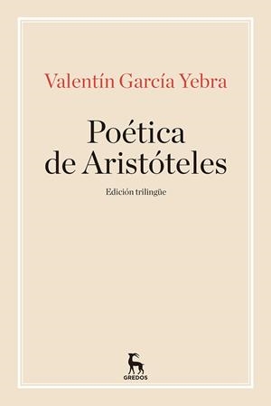 POÉTICA DE ARISTÓTELES | 9788424938383 | GARCIA YEBRA, VALENTIN | Llibreria La Gralla | Librería online de Granollers