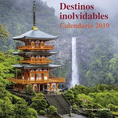 CALENDARIO DESTINOS INOLVIDABLES 2019 | 9788448024734 | AA. VV. | Llibreria La Gralla | Llibreria online de Granollers