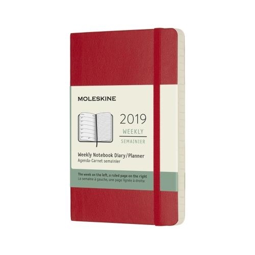 AGENDA MOLESKINE 2019 SETMANA VISTA COLRO VERMELL | 8058341715864 | MOLESKINE | Llibreria La Gralla | Llibreria online de Granollers