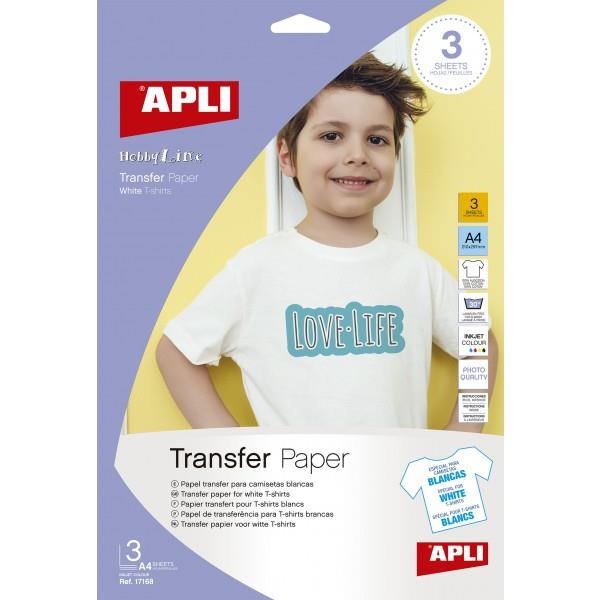 TRANSFER SAMARRETA BLANCA 3 FULLES | 8410782171683 | APL17168 | Llibreria La Gralla | Librería online de Granollers